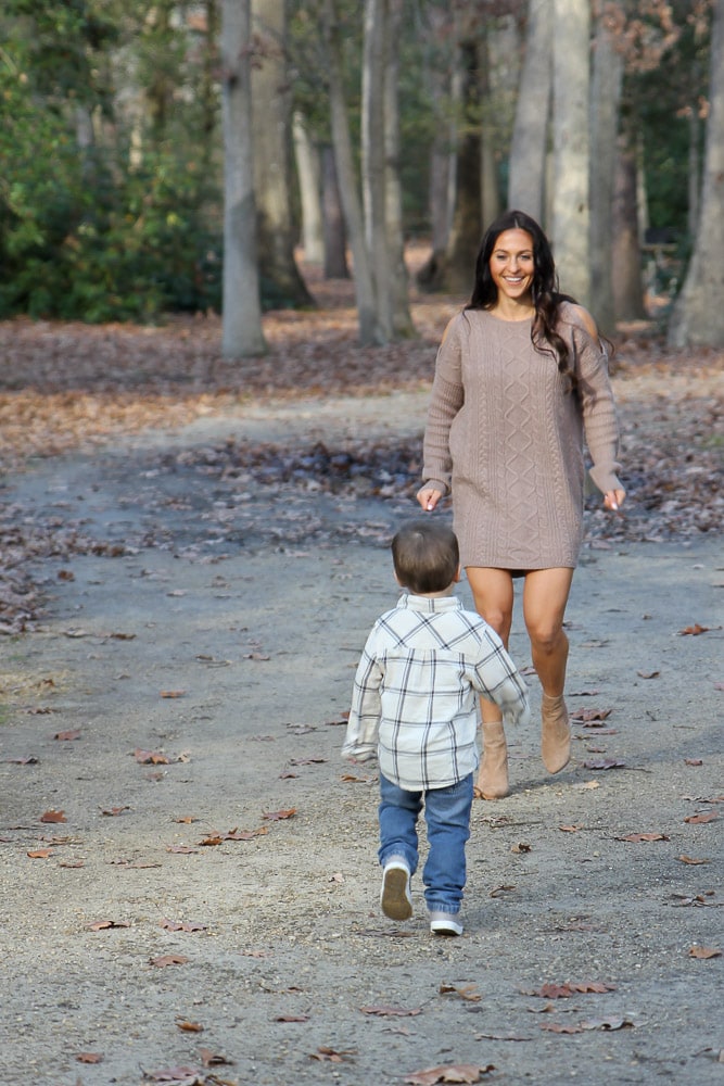 a mom and her son