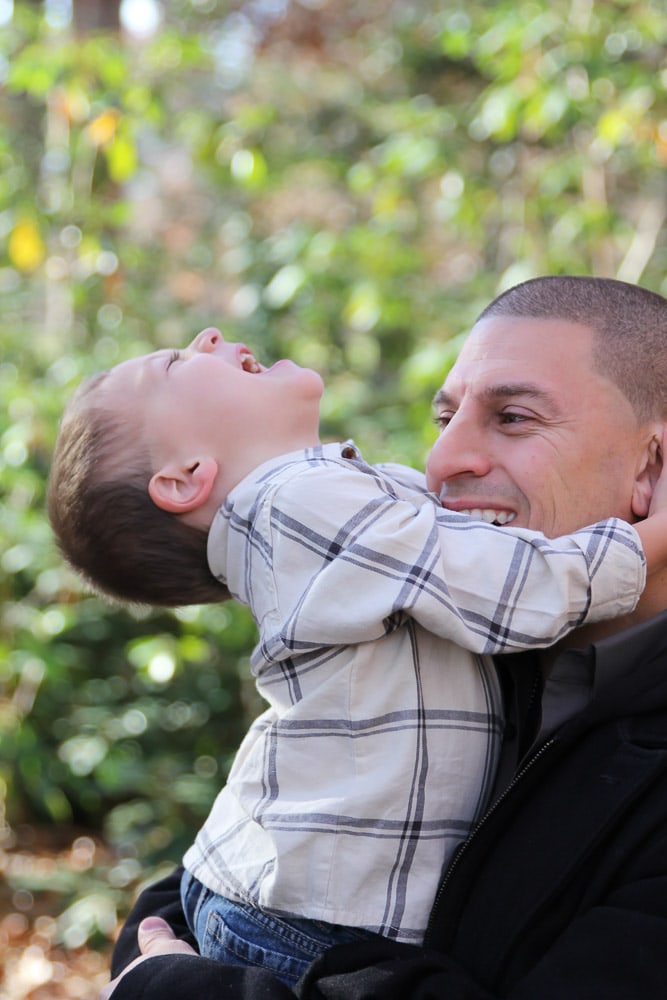 daddy and son