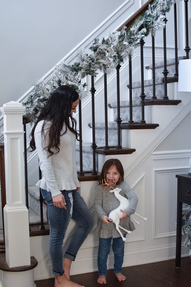 faux fur stocking