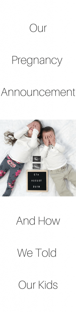 Pregnancy Announcement Ideas - Baby Number 3 Due August 15, 2018 by popular New Jersey lifestyle blogger Fit Mommy in Heels