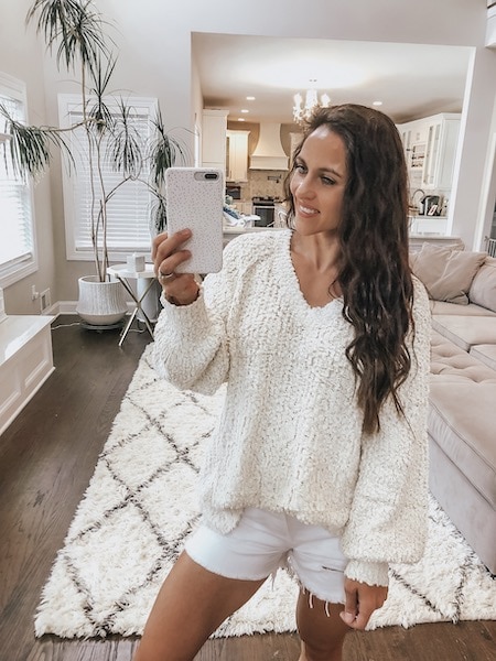 balloon sleeve sweater