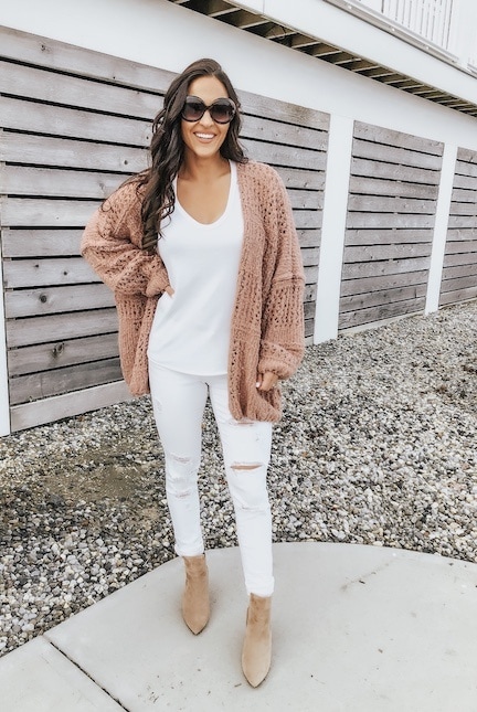 how to wear skinny jeans with booties