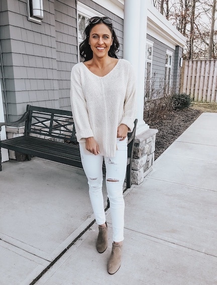 how to wear skinny jeans with booties
