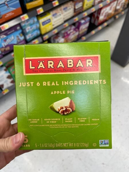 larabar - healthy walmart snacks