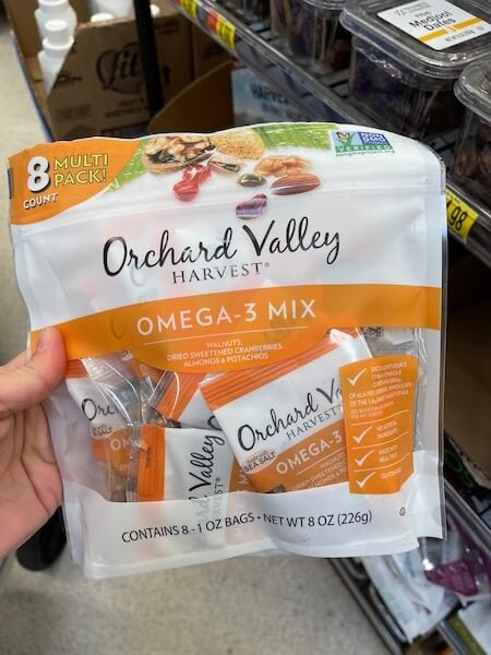 omega mix - healthy walmart snacks